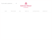 Tablet Screenshot of krimsonklover.com